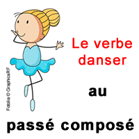 Le Verbe Danser Au Passe Compose Exercice De Francais Ce2