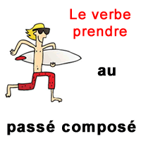 Le Verbe Prendre Au Passe Compose Exercice De Francais Ce2