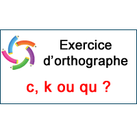 C K Ou Qu Exercice D Orthographe Comment Ecrire Le Son K