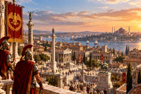 Rome et la division de l'Empire romain entre Orient et Occident